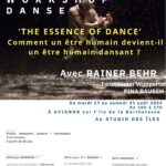 Workshop danse contemporaine – Rainer Behr – The Essence of the Dance – au Studio des Iles à Avignon